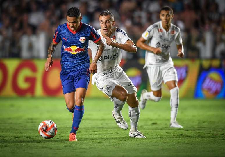 Vinicinho, jogador do Red Bull Bragantino. 