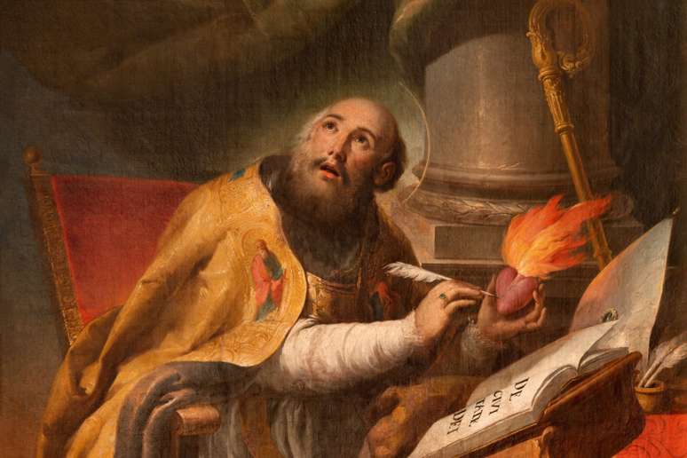 For Agostino, prayer was a means of direct and intimate communication with God For Agostino, prayer was a means of direct and intimate communication with God