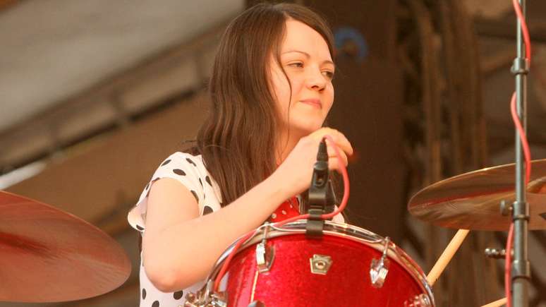 Meg White, do The White Stripes, em 2007 -