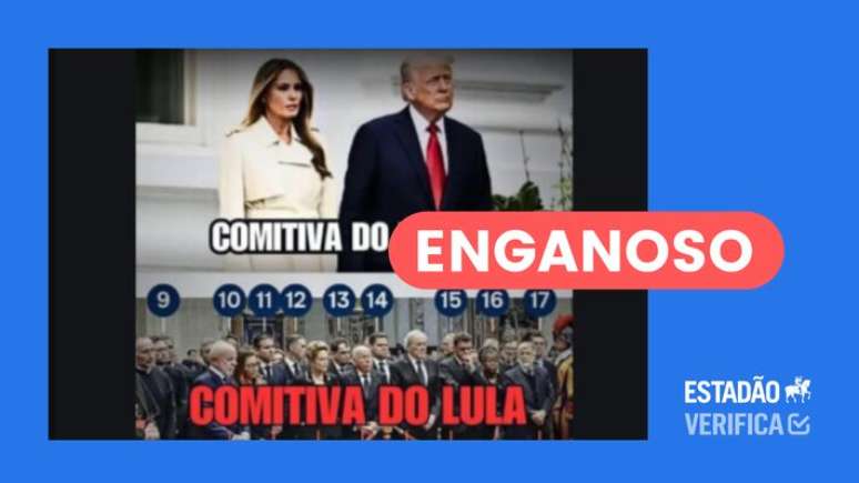 Comitiva dos EUA para o funeral do papa Francisco não foi composta apenas por Donald e Melania Trump