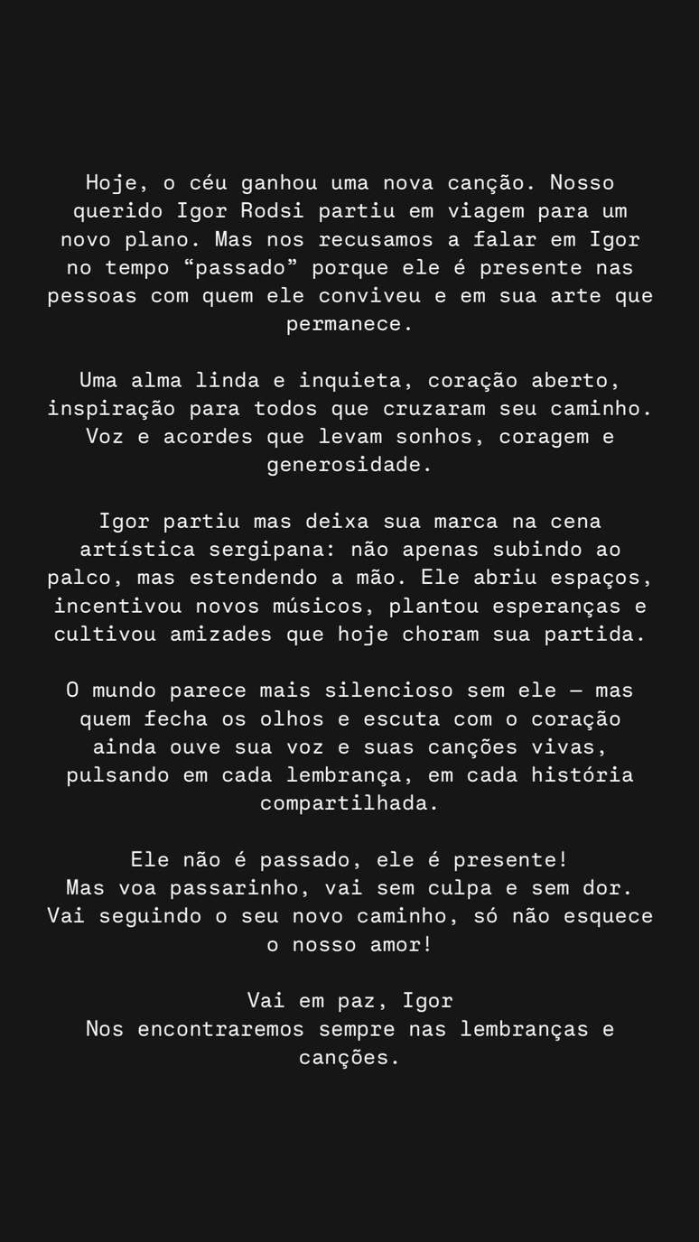 Reprodu&ccedil;&atilde;o/Instagram