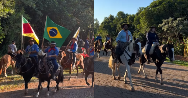 Cavalgada da Amizade, em Ivoti
