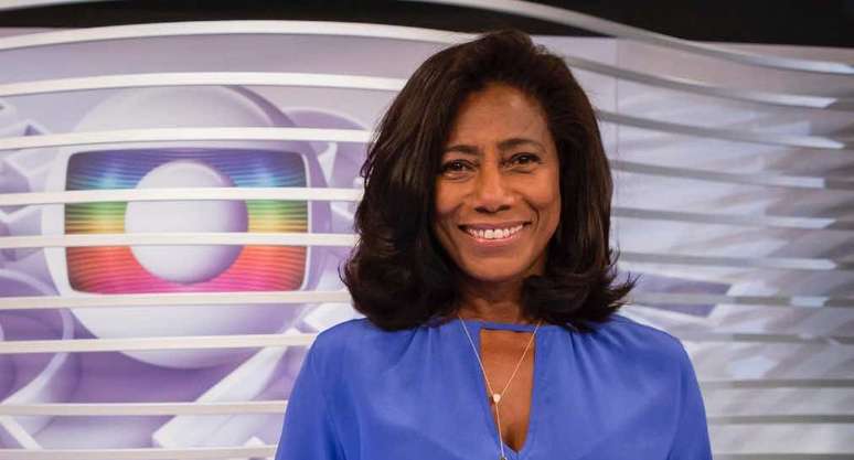 Gloria Maria na fase final de vida, quando apresentava o 'Globo Rep&oacute;rter'