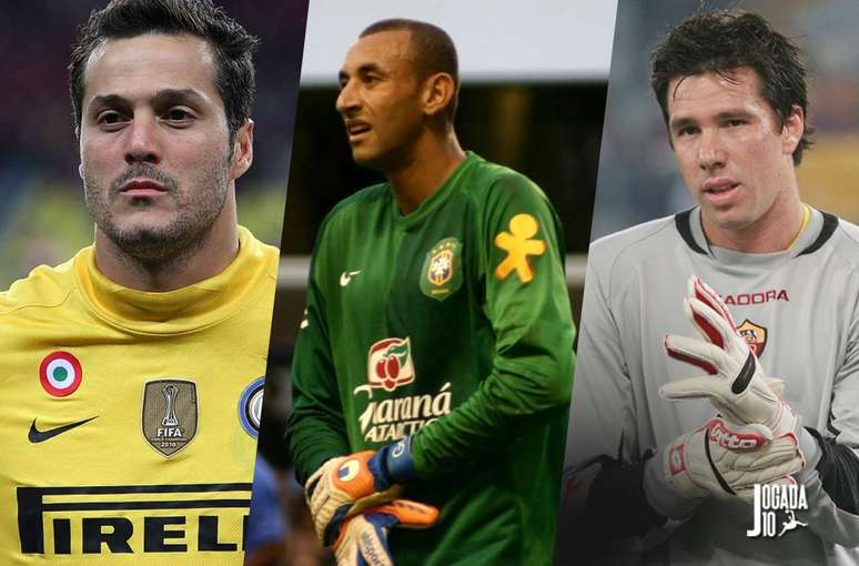 Júlio Cesar, Gomes e Doni, os goleiros que defenderam o Brasil na Copa de 2010 – Wikimedia Commons