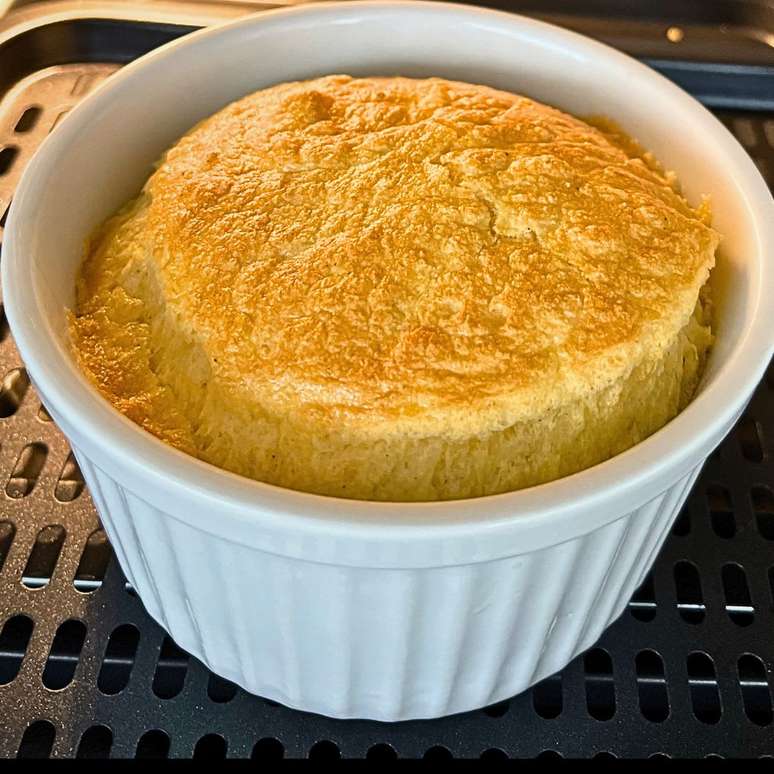 SUFLÊ DE QUEIJO NA AIRFRYER