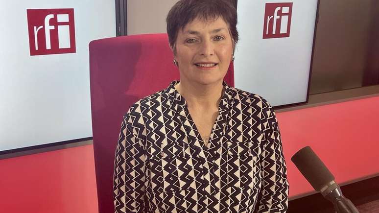 Katia Adler, diretora do Festival do Cinema Brasileiro em Paris. Em 28 de abril de 2025.