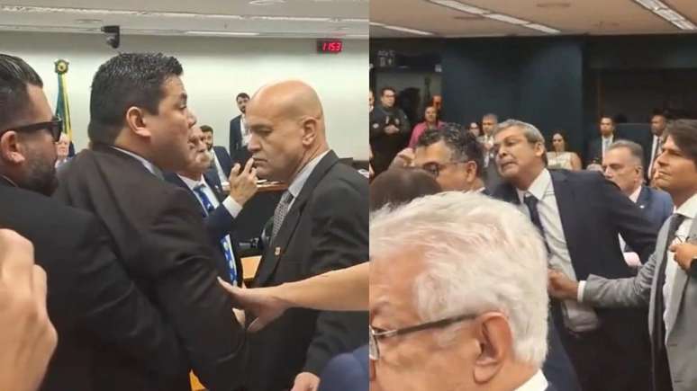 Reunião da comissão de Segurança com Lewandowski na Câmara tem confusão entre deputados Gilvan da Federal e Lindbergh Faria