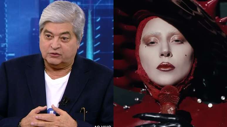 Datena falou sobre as atitudes de Lady Gaga no Brasil