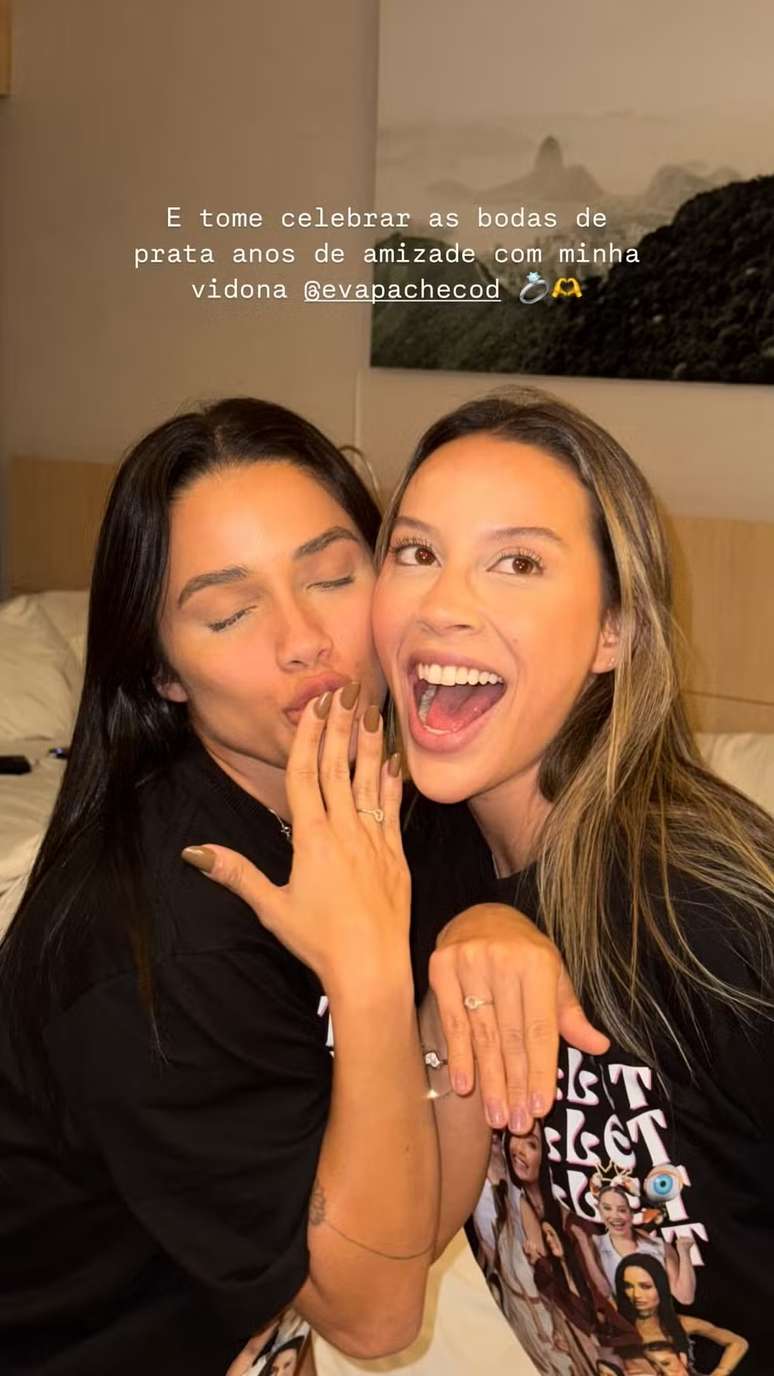 Eva e Renanta do ‘BBB 25’ – Reprodução/Instagram