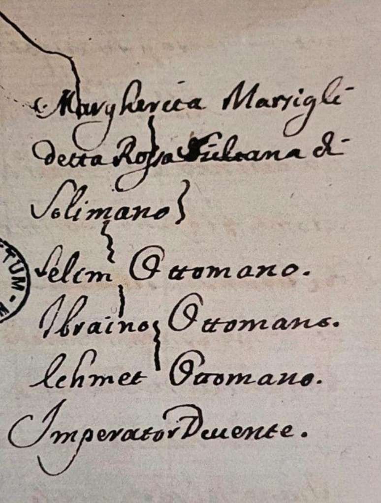 Diz-se que este manuscrito lan&ccedil;a d&uacute;vidas sobre a identidade rutena de Hurrem Sultan, sugerindo uma poss&iacute;vel linhagem nobre