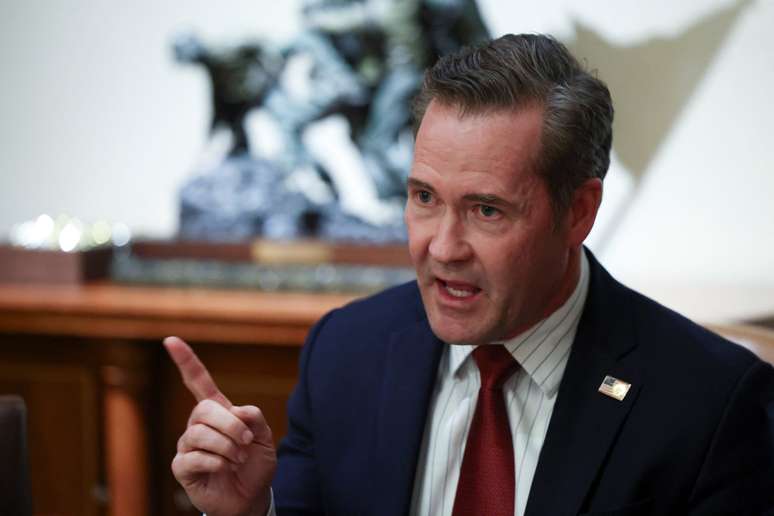 Conselheiro de Seguran&ccedil;a Nacional de Trump, Mike Waltz 25/03/2025