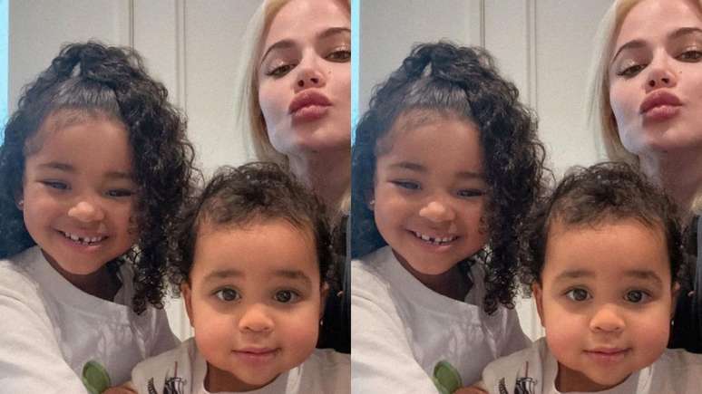 Khloé and children -