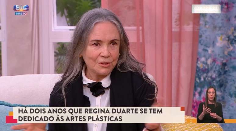 Onorato in Globo, Regina Duarte opens the exhibition of her works in Portugal Onorato in Globo, Regina Duarte opens the exhibition of her works in Portugal