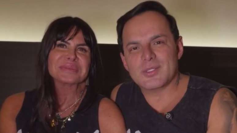 Gretchen e seu marido, Esdras de Souza, são acionados na Justiça; casal está confinado no reality show Power Couple Brasil