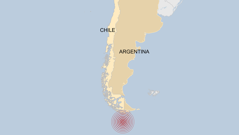 Na Argentina, o terremoto foi sentido principalmente em Ushuaia e em outras cidades da regi&atilde;o "em menor escala", informou o governo local, segundo a AFP.