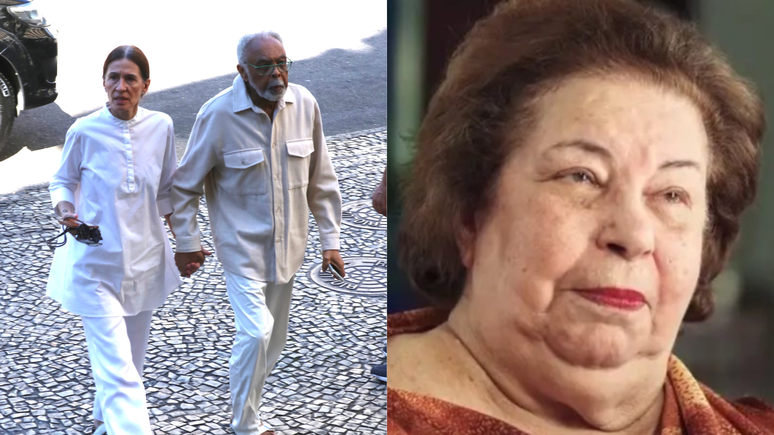 Gilberto Gil, ex -husband of Nana Caymi, arrives at the wake of the singer in Rio; See the photos Gilberto Gil, ex -husband of Nana Caymi, arrives at the wake of the singer in Rio; See the photos