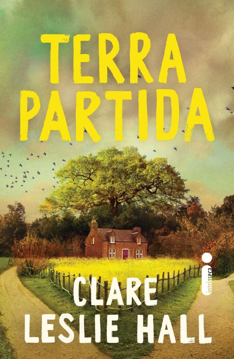 Capa do livro 'Terra Partida', de Clare Leslie Hall.