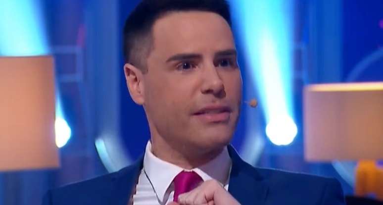 Luiz Bacci quando esteve no programa de Virginia: apresentador possui 25 milhões de seguidores no Instagram