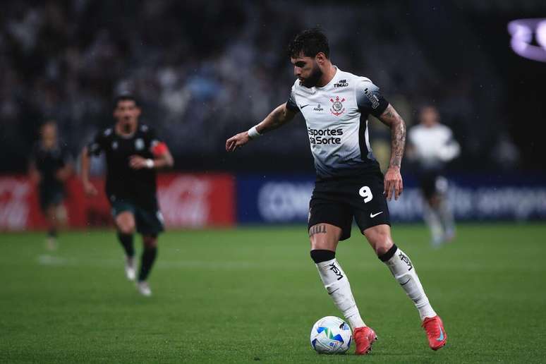Yuri Alberto (Corinthians) durante jogo contra o Racing-URU, no dia 24.04.2025 