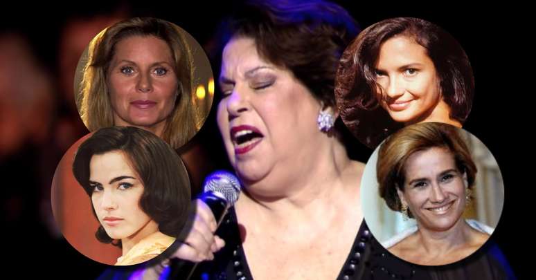 A voz de Nana Caymmi cantou os amores e desamores de personagens como Hilda Furacão (Ana Paula Arósio, 'Hilda Furacão), Yvette (Vera Fischer, 'O Clone'), Carol (Luiza Thomé, 'Tieta') e Sirléia (Vera Holtz, 'Por Amor')