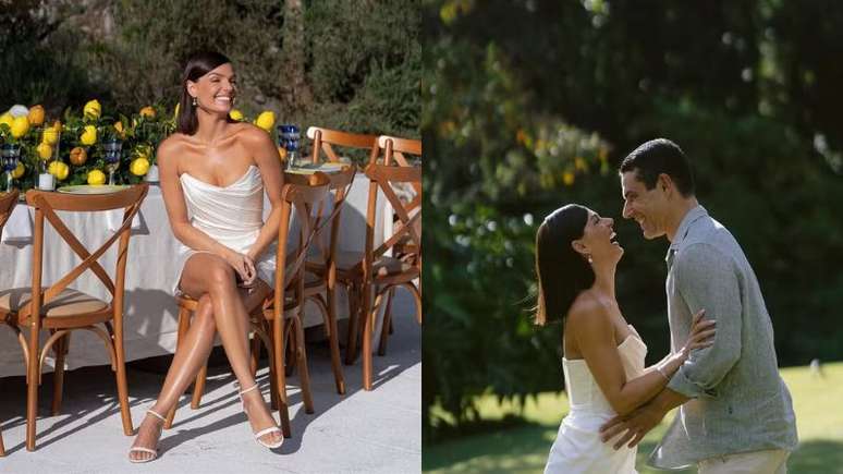 On the eve of the marriage, Isis Valverde and Marcus Buaiz play a special dinner On the eve of the marriage, Isis Valverde and Marcus Buaiz play a special dinner