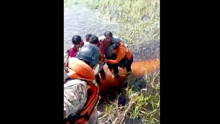 Os sobreviventes &ndash; tr&ecirc;s mulheres, uma crian&ccedil;a e o piloto de 29 anos &ndash; foram resgatados em "excelentes condi&ccedil;&otilde;es", segundo autoridades