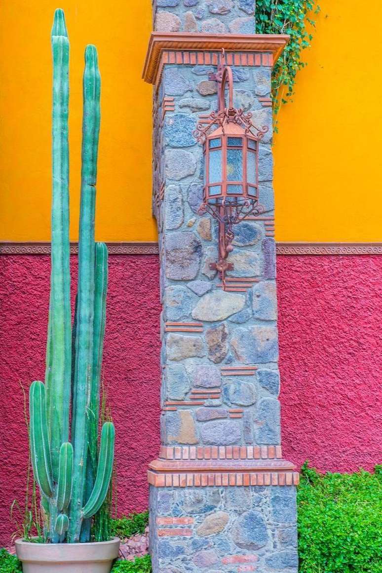 Detalhe de San Miguel de Allende, no México