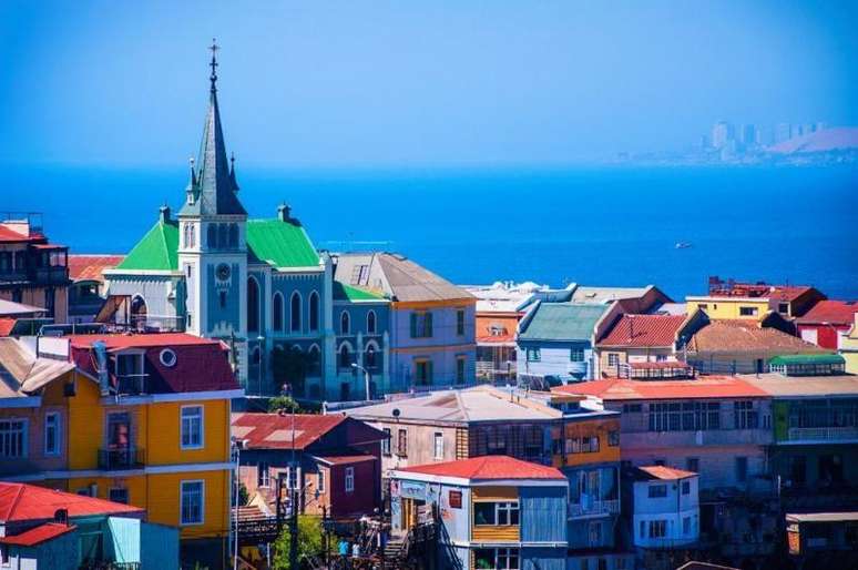 Em Valparaíso, as cores tomaram conta da cidade