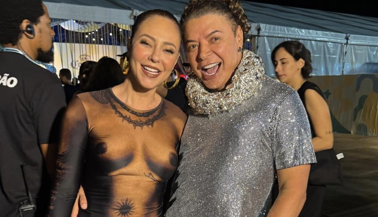 Without clothes? Paolla Oliveira enjoy Mrs. Gaga Show with a controversial look