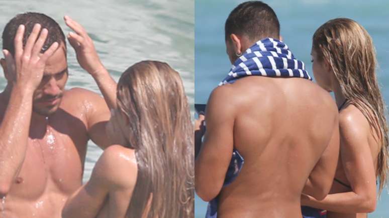 Jade Picon curte dia de praia com suposto novo affair