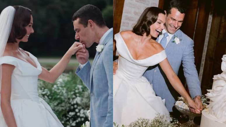 Bolo do casamento de Isis Valverde e Marcus Buaiz