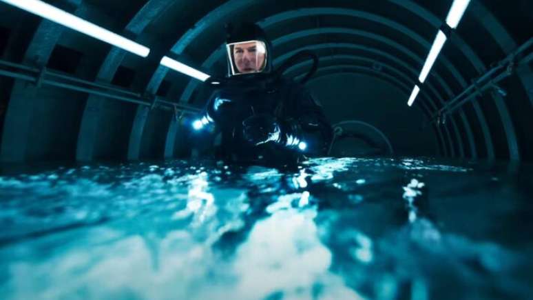 Tom Cruise em cena de 'Missão: Impossível - O Acerto Final'