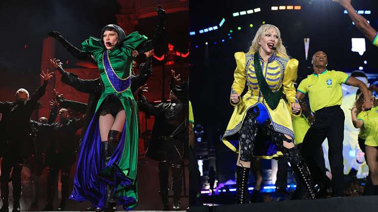 Os vestidos BRs usados pela cantora no show