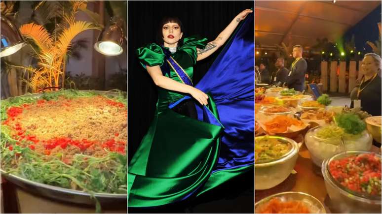 Buffet da &aacute;rea VIP do show de Lady Gaga teve pratos feitos com receitas do pai da cantora