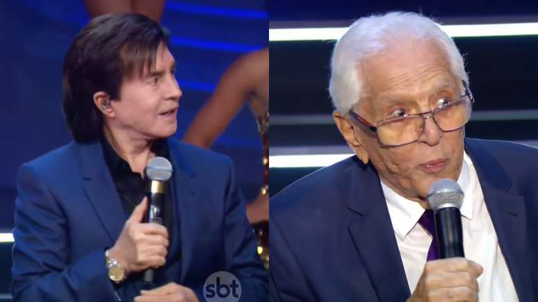 Xororó e Carlos Alberto de Nóbrega no Troféu Imprensa