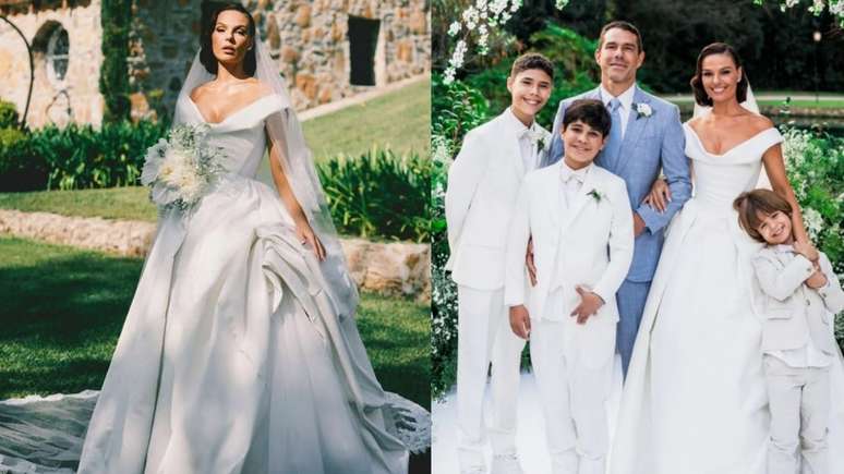 Isis Valverde e Marcus Buaiz selam matrim&ocirc;nio em festa luxuosa no interior