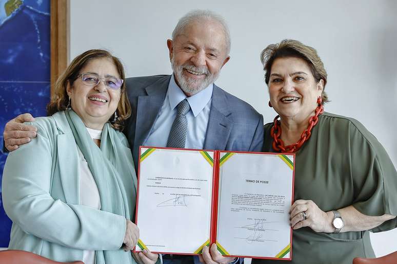 Presidente Luiz In&aacute;cio Lula da Silva empossa M&aacute;rcia Helena Carvalho Lopes como Ministra de Estado das Mulheres