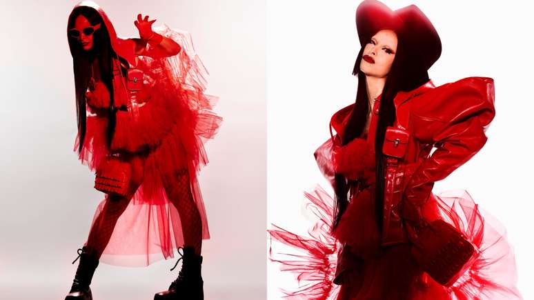 Sabrina Sato com look ousado para show