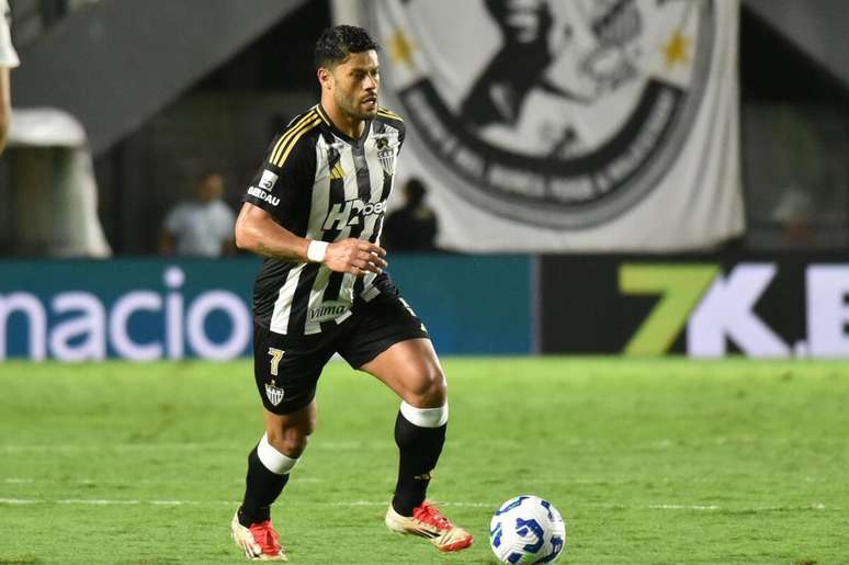 Hulk (Atlético-MG) durante jogo contra o Santos, no dia 16.04.2025 