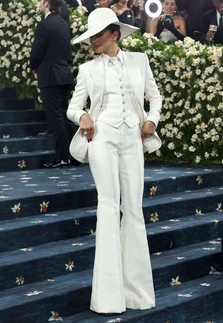 Zendaya comparece ao Met Gala 2025 no Metropolitan Museum of Art em 5 de maio de 2025 na cidade de Nova York, EUA.