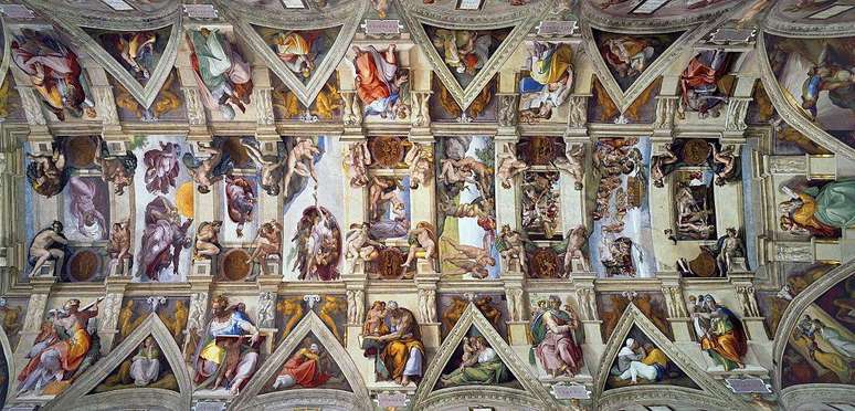 Para Michelangelo, pintar a Capela Sistina foi uma prova de sua habilidade e resist&ecirc;ncia