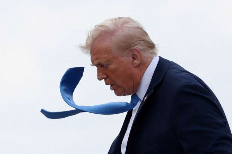 Presidente dos EUA, Donald Trump
28/03/2025
REUTERS/Kevin Lamarque