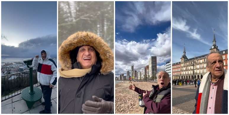 Nas redes sociais, o artista faz provocações a partir de suas viagens: "Comunista pode, sim"