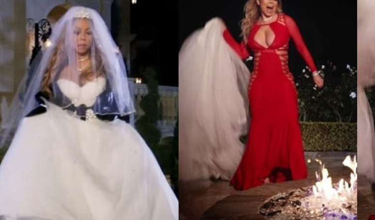 Few remember, but in 2017 Mariah Carey burned an $ 1.4 million Valentino wedding dress in clip after breaking the relationship