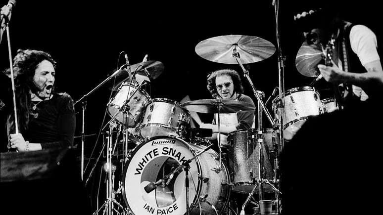 Whitesnake com Ian Paice em 1980 -