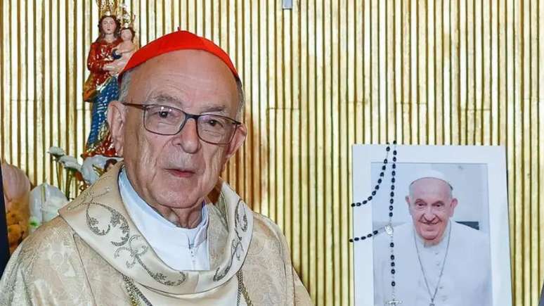 Dom Raymundo, durante missa pela saúde do Papa Francisco, em 26 de fevereiro de 2025 