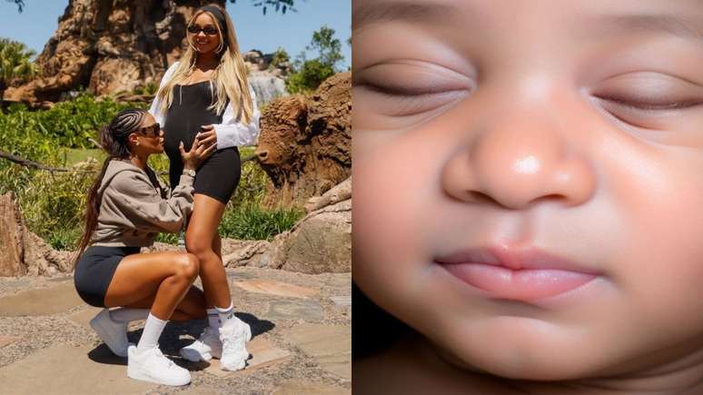 Ludmilla e Brunna fazem 'super ultrassom' para ver rosto de filha