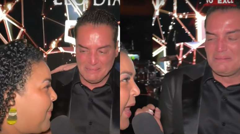 Leo Dias e a funcion&aacute;ria Patr&iacute;cia