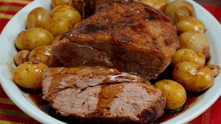 Lunch for Mother’s Day: Stress in Chimichurri sauce with potatoes