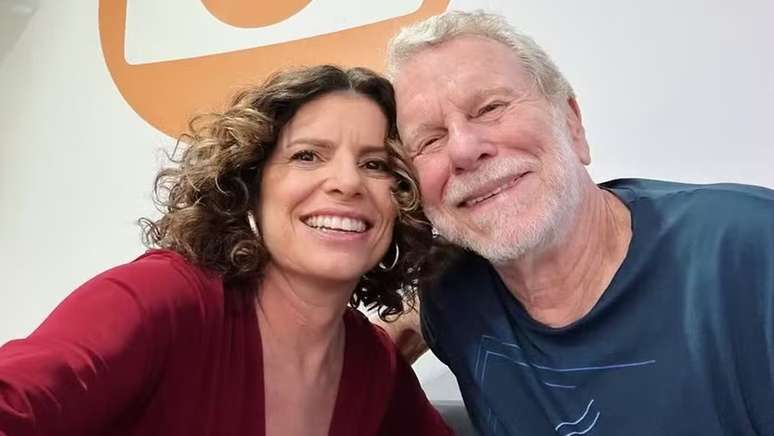 D&eacute;bora Bloch e o pai, Jonas Bloch (Reprodu&ccedil;&atilde;o/Instagram)